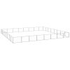 Dog Kennel Silver 688.9 ftÂ¬â‰¤ Steel