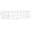 Outdoor Dog Kennel Galvanized Steel 364.7 ftÂ¬â‰¤