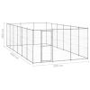 Outdoor Dog Kennel Galvanized Steel 234.4 ftÂ¬â‰¤