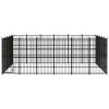 Outdoor Dog Kennel Steel 297.6 ftÂ¬â‰¤