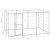 Outdoor Dog Kennel Galvanized Steel 78.1 ftÂ¬â‰¤