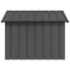 Dog House Anthracite 45.9"x40.6"x32.1" Galvanized Steel