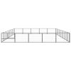 Dog Kennel Black 430.6 ftÂ¬â‰¤ Steel