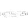 Dog Kennel Black 430.6 ftÂ¬â‰¤ Steel