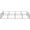 Dog Kennel Black 129.2 ftÂ¬â‰¤ Steel