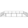 Dog Kennel Black 269.1 ftÂ¬â‰¤ Steel