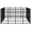 Outdoor Dog Kennel Steel 198.4 ftÂ²