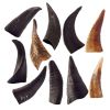 Mountain Goat Horn-100% Natural Dog Treat & Chews;  Grain-Free;  Gluten-Free;  Dog Chewing Dental Toys-Mixed Sizes; 10 Count-10 oz