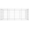 Outdoor Dog Kennel Galvanized Steel 156.3 ftÂ²