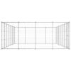 Outdoor Dog Kennel Galvanized Steel 364.7 ftÂ²