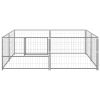 Dog Kennel Silver 43.1 ftÂ¬â‰¤ Steel