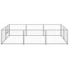 Dog Kennel Silver 64.6 ft. Steel