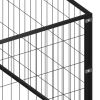 Dog Kennel Black 64.6 ft. Steel