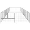 Dog Kennel Silver 193.8 ft. Steel